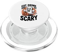 Mangez, Buvez et Faites Peur, Halloween, Fun, Festif PopSockets PopGrip pour MagSafe