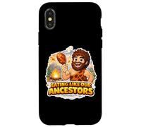 Mangez comme nos ancêtres Paleo Carnivore Diététicien Fan Diététiste Coque pour iPhone X/XS