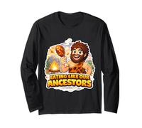 Mangez comme nos ancêtres Paleo Carnivore Diététicien Fan Diététiste Manche Longue