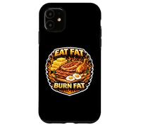 Mangez de la Graisse, brûlez Les Graisses, cétogène, régime Carnivore diète paléo Coque pour iPhone 11