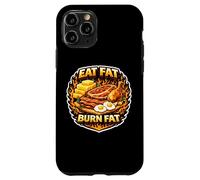 Mangez de la Graisse, brûlez Les Graisses, cétogène, régime Carnivore diète paléo Coque pour iPhone 11 Pro