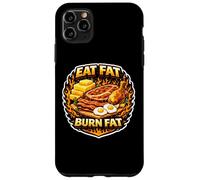 Mangez de la Graisse, brûlez Les Graisses, cétogène, régime Carnivore diète paléo Coque pour iPhone 11 Pro Max