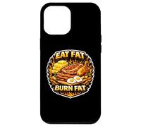 Mangez de la Graisse, brûlez Les Graisses, cétogène, régime Carnivore diète paléo Coque pour iPhone 12 Pro Max