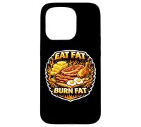 Mangez de la Graisse, brûlez Les Graisses, cétogène, régime Carnivore diète paléo Coque pour iPhone 15 Pro