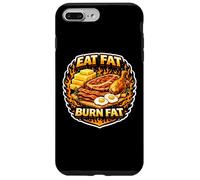 Mangez de la Graisse, brûlez Les Graisses, cétogène, régime Carnivore diète paléo Coque pour iPhone 7 Plus/8 Plus