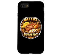 Mangez de la Graisse, brûlez Les Graisses, cétogène, régime Carnivore diète paléo Coque pour iPhone SE (2020) / 7/8
