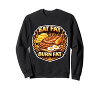 Mangez de la Graisse, brûlez Les Graisses, cétogène, régime Carnivore diète paléo Sweatshirt