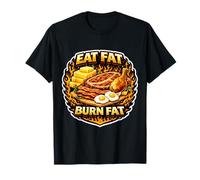 Mangez de la Graisse, brûlez Les Graisses, cétogène, régime Carnivore diète paléo T-Shirt