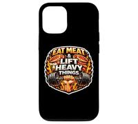 Mangez de la Viande et soulevez des Choses Lourdes Carnivore Gym Wheight Lifting Coque pour iPhone 12/12 Pro