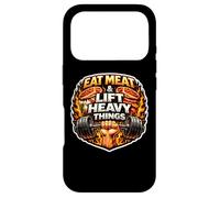 Mangez de la Viande et soulevez des Choses Lourdes Carnivore Gym Wheight Lifting Coque pour iPhone 17 Pro