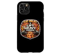 Mangez de la Viande et soulevez des Choses Lourdes Carnivore Gym Wheight Lifting Coque pour iPhone 11 Pro