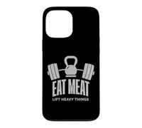 Mangez de la Viande soulever des Choses Lourdes régime Carnivore Coque pour iPhone 13 Pro Max