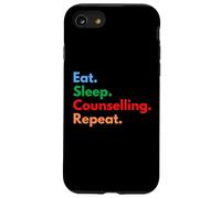 Mangez des Conseils sur Le Sommeil Répétez pour Les conseillers et Les thérapeutes Coque pour iPhone SE (2020) / 7/8