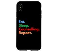 Mangez des Conseils sur Le Sommeil Répétez pour Les conseillers et Les thérapeutes Coque pour iPhone XS Max