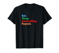 Mangez des Conseils sur Le Sommeil Répétez pour Les conseillers et Les thérapeutes T-Shirt