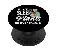 Mangez des Plantes endormies Amoureux des Plantes Jardinier drôle PopSockets PopGrip Adhésif