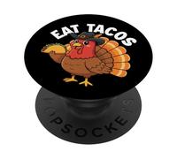 Mangez des Tacos - Thanksgiving Day Fall Holiday Turkey Day PopSockets PopGrip Adhésif