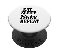 Mangez, dormez, Faites Cuire au Four PopSockets PopGrip Adhésif