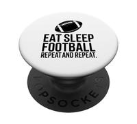 Mangez, Dormez, Football, Répétez Et Répétez Le Sport, Aimez PopSockets PopGrip Adhésif