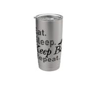 Mangez, dormez, gardez les abeilles. Répétez Gobelet isotherme en acier inoxydable double paroi