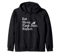 Mangez, dormez, Gardez Les Abeilles. Répétez Sweat à Capuche