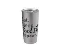 Mangez, dormez. Nourrissez les abeilles. Répéter. Gobelet isotherme en acier inoxydable double paroi