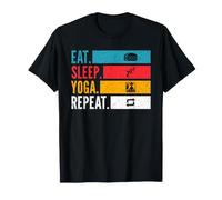 Mangez, dormez, Yoga, répétition, méditation, asanas, équilibre T-Shirt