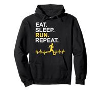 Mangez Dormir Courir répéter Sweat à Capuche