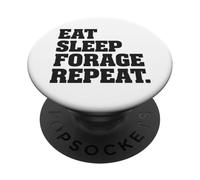 Mangez Dormir, répétez Le fourrage PopSockets PopGrip Adhésif