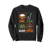 Mangez du Poisson et répétez Le Sommeil Sweatshirt