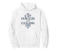 Mangez Haggis et CEILIDH sur Sweat à Capuche