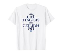 Mangez Haggis et CEILIDH sur T-Shirt