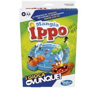 Mangez Ippo, Je Joue Partout, Jeu Portable pour 2 Joueurs, Jeu de Voyage pour Enfants et Filles, Comprend 2 hippopotames affamés
