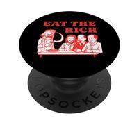 Mangez Le Riche Karl Marx Kebab Doner Che Guevara Lénine Mao PopSockets PopGrip Adhésif