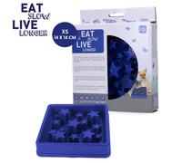 Mangez Lentement Vivez Plus Longtemps Étoile - Couleur: Bleu, Taille: XS