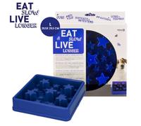 Mangez Lentement Vivez Plus Longtemps Étoile - Taille: L, Couleur: Bleu