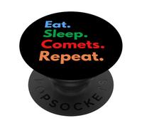 Mangez Les comètes du Sommeil pour Les Amateurs d'étoiles filantes et de comètes PopSockets PopGrip Adhésif