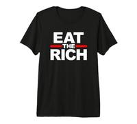 Mangez Les Riches T-Shirt Haut de Gamme
