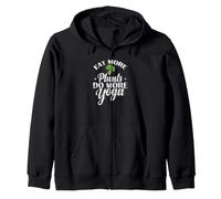 Mangez Plus de Plantes Faites Plus de Yoga Sweat à Capuche