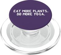 Mangez Plus de Plantes Faites Plus de Yoga Végétarien Végétarien Meme PopSockets PopGrip pour MagSafe