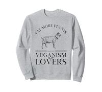 Mangez Plus de Plantes Le véganisme est pour Les Amoureux (déclaration des herbivores) Sweatshirt