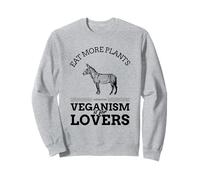 Mangez Plus de Plantes Le véganisme est pour Les Amoureux (déclaration des herbivores) Sweatshirt