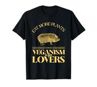 Mangez Plus de Plantes : Le véganisme est pour Les Amoureux, Un Cochon Herbivore T-Shirt