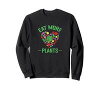 Mangez Plus de Plantes Végétarien Cœur sain Sweatshirt