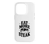 Mangez Plus de Steak Amateur de Viande drôle Coque pour iPhone 14 Pro