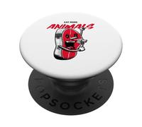 Mangez Plus de Viande (Funny BBQ Anti Vegan Carnivore Statement) PopSockets PopGrip Adhésif