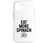 Mangez Plus d'épinards drôle et sain pour Une Alimentation motivante Coque pour iPhone 16 Plus