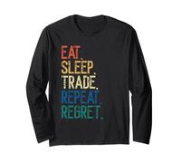 Mangez Sommeil Commerce Répéter Regret Stock Trading Stock Trader Manche Longue