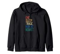 Mangez Sommeil Commerce Répéter Regret Stock Trading Stock Trader Sweat à Capuche