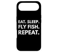 Mangez Sommeil Mouche Poisson Répéter Minimal Citation Coque pour iPhone Air